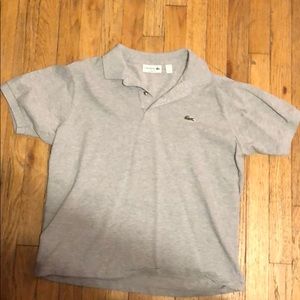 Lacoste grey polo